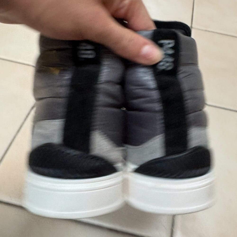 BRAND NEW P448 Black & Gray High Top Sneakers in Size 43 - Picture 4 of 7